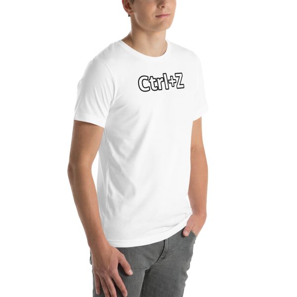 Cntrl + Z Funny Unisex t-shirt - Image 83
