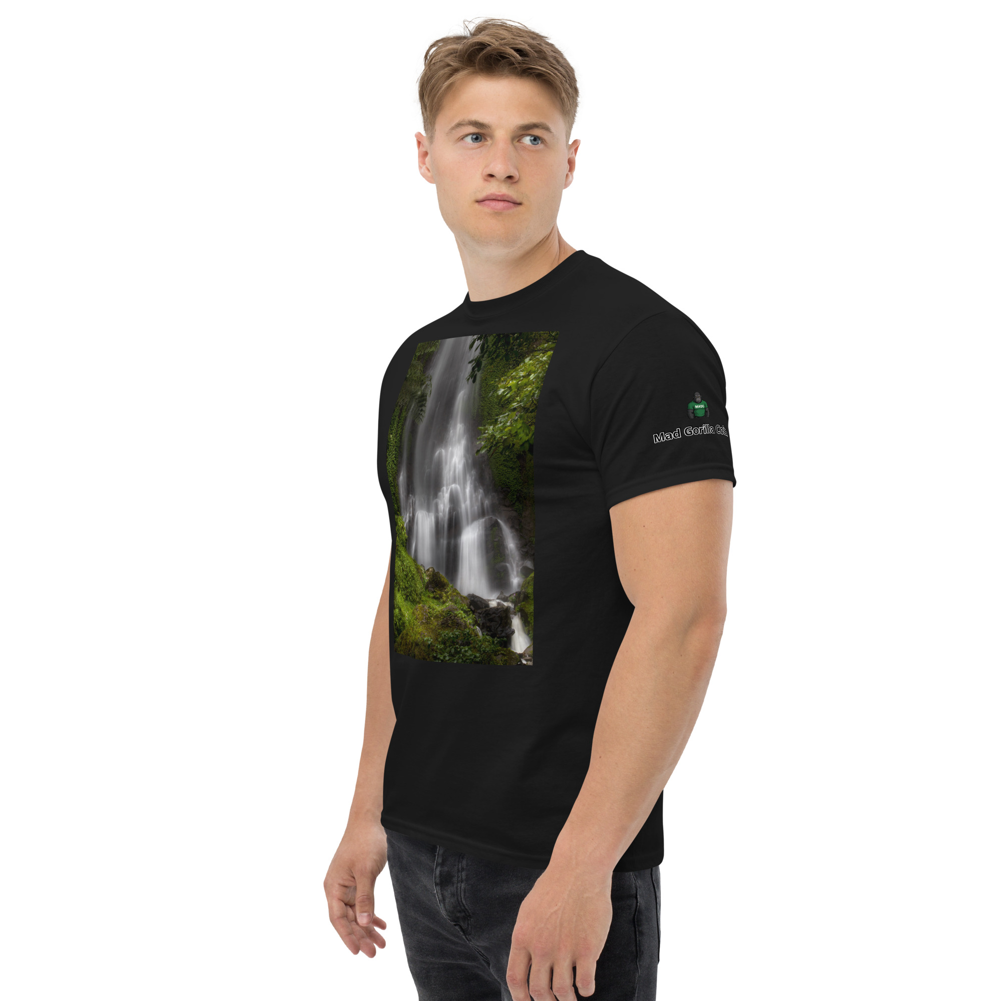 Water Fall Scenery T-Shirt Unisex classic tee 4 Water Fall Scenery T-Shirt Unisex classic tee - Image 4