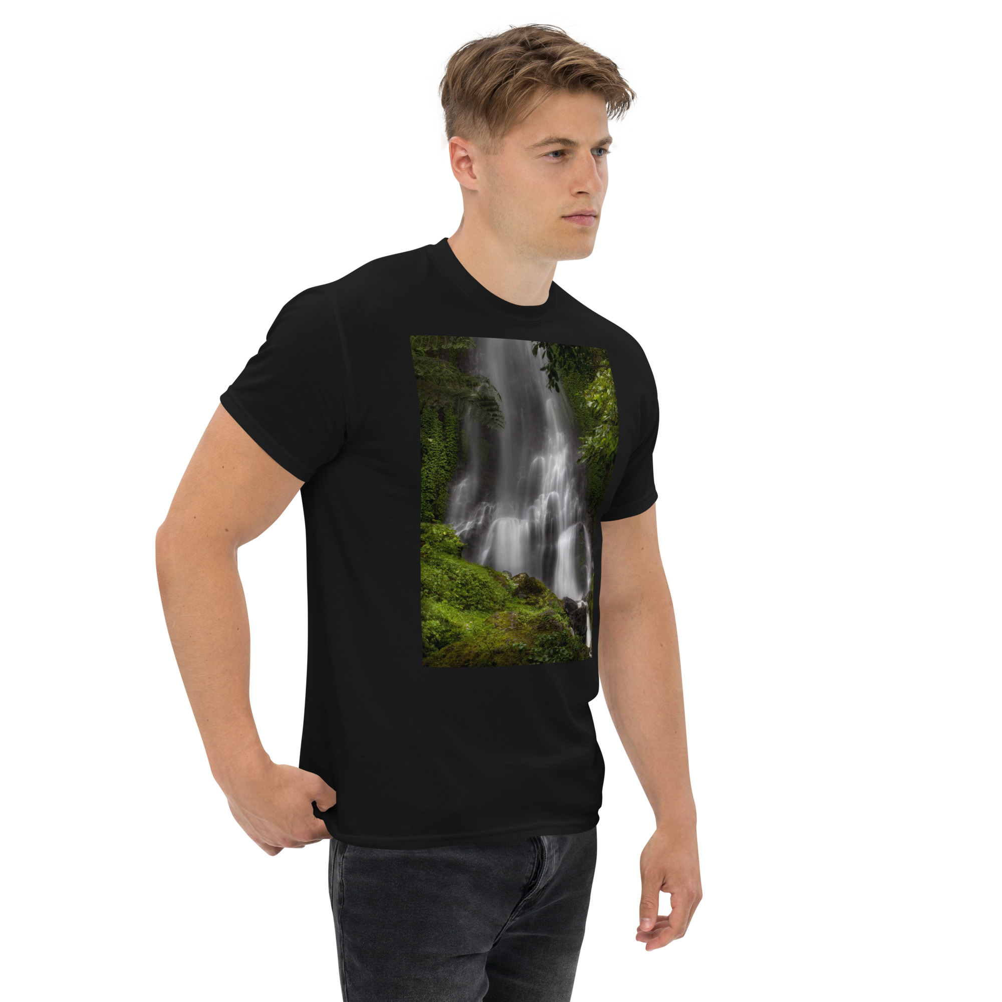 Water Fall Scenery T-Shirt Unisex classic tee 6 Water Fall Scenery T-Shirt Unisex classic tee - Image 6