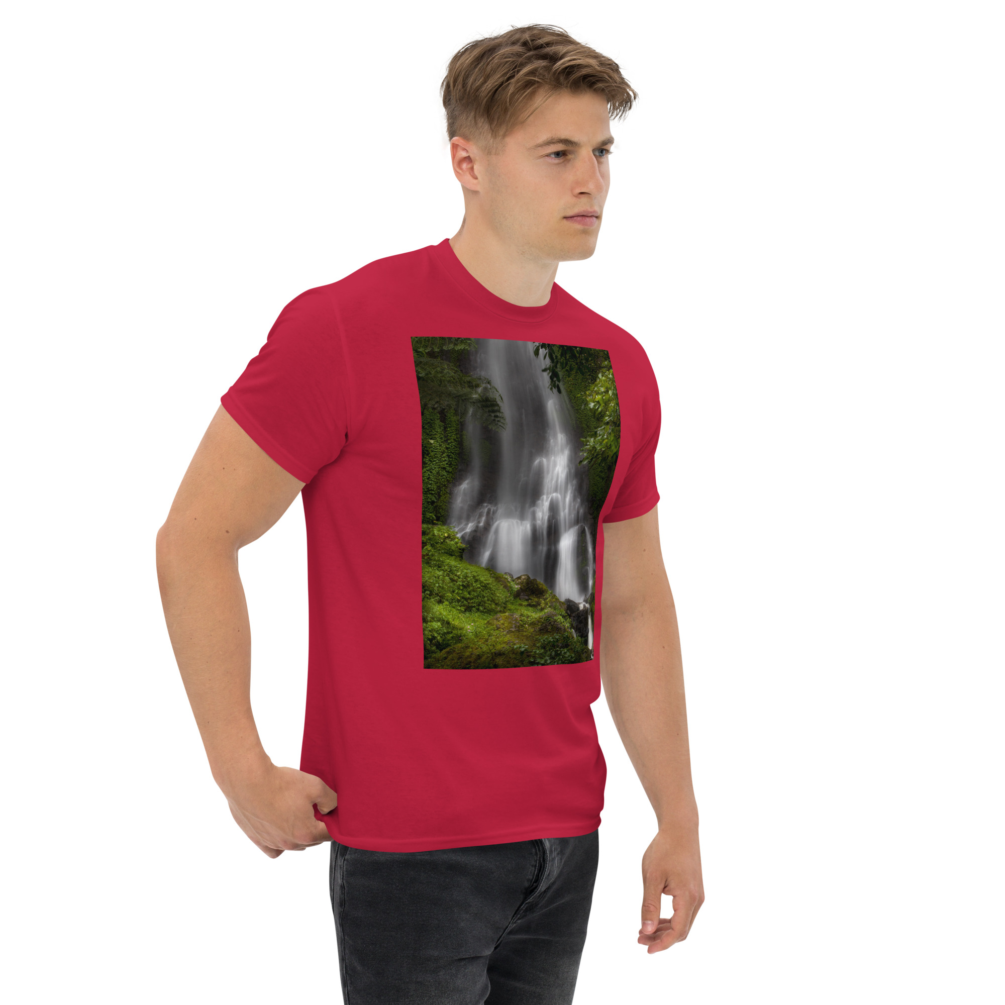 Water Fall Scenery T-Shirt Unisex classic tee 42 Water Fall Scenery T-Shirt Unisex classic tee - Image 42