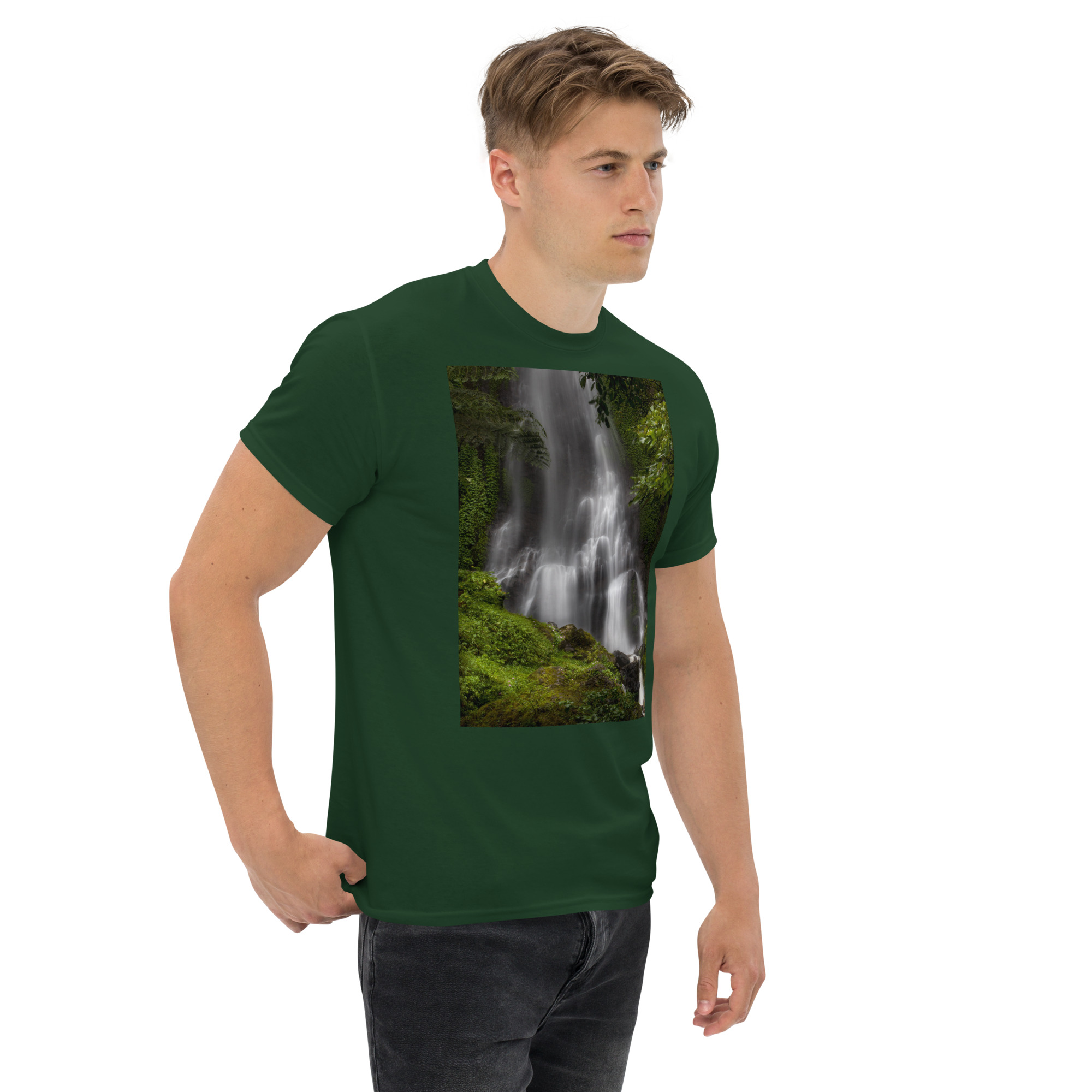 Water Fall Scenery T-Shirt Unisex classic tee 30 Water Fall Scenery T-Shirt Unisex classic tee - Image 30