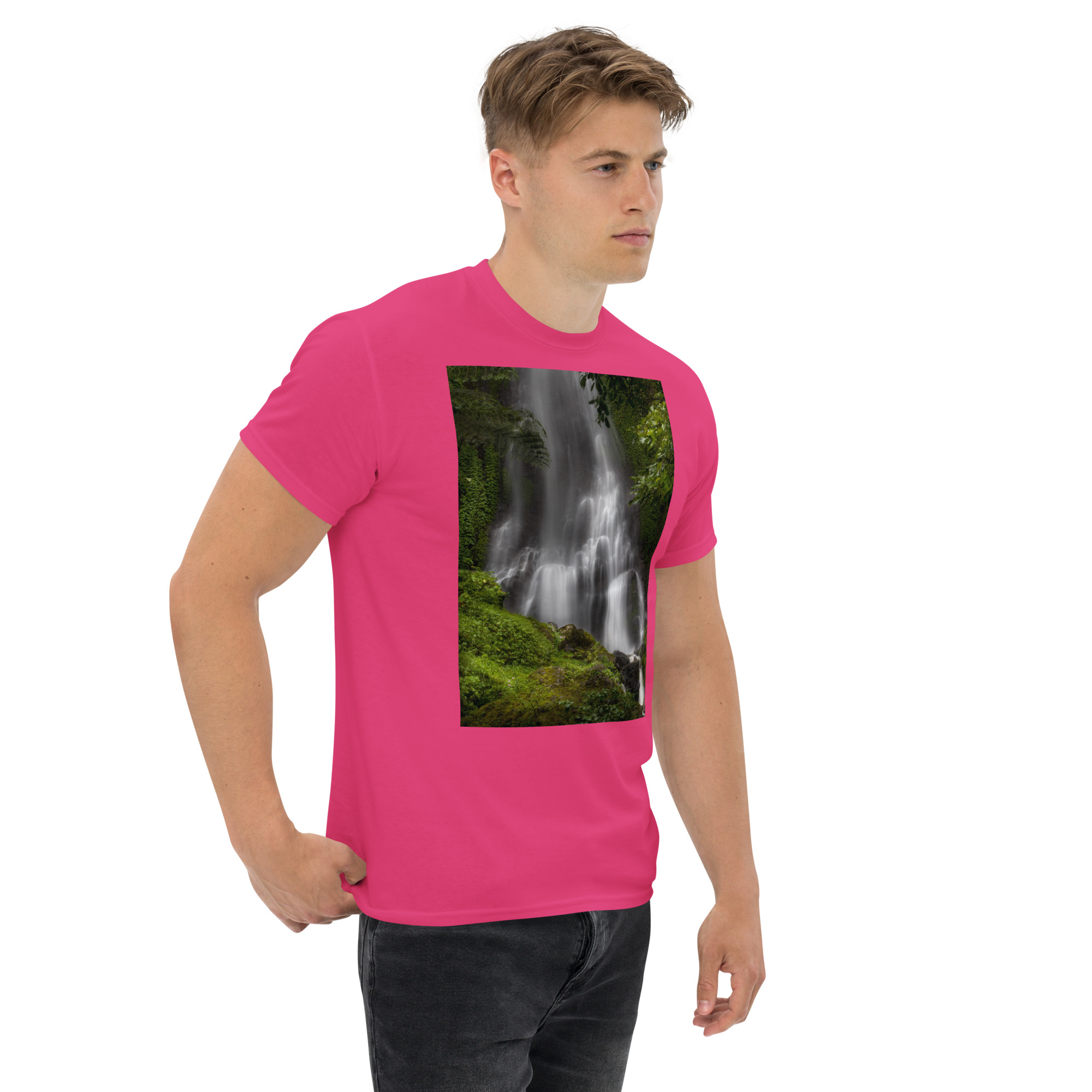 Water Fall Scenery T-Shirt Unisex classic tee 72 Water Fall Scenery T-Shirt Unisex classic tee - Image 72