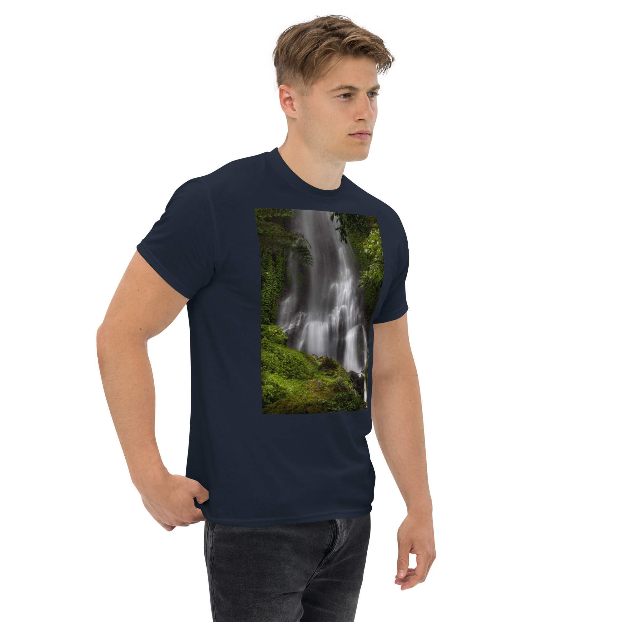 Water Fall Scenery T-Shirt Unisex classic tee 12 Water Fall Scenery T-Shirt Unisex classic tee - Image 12