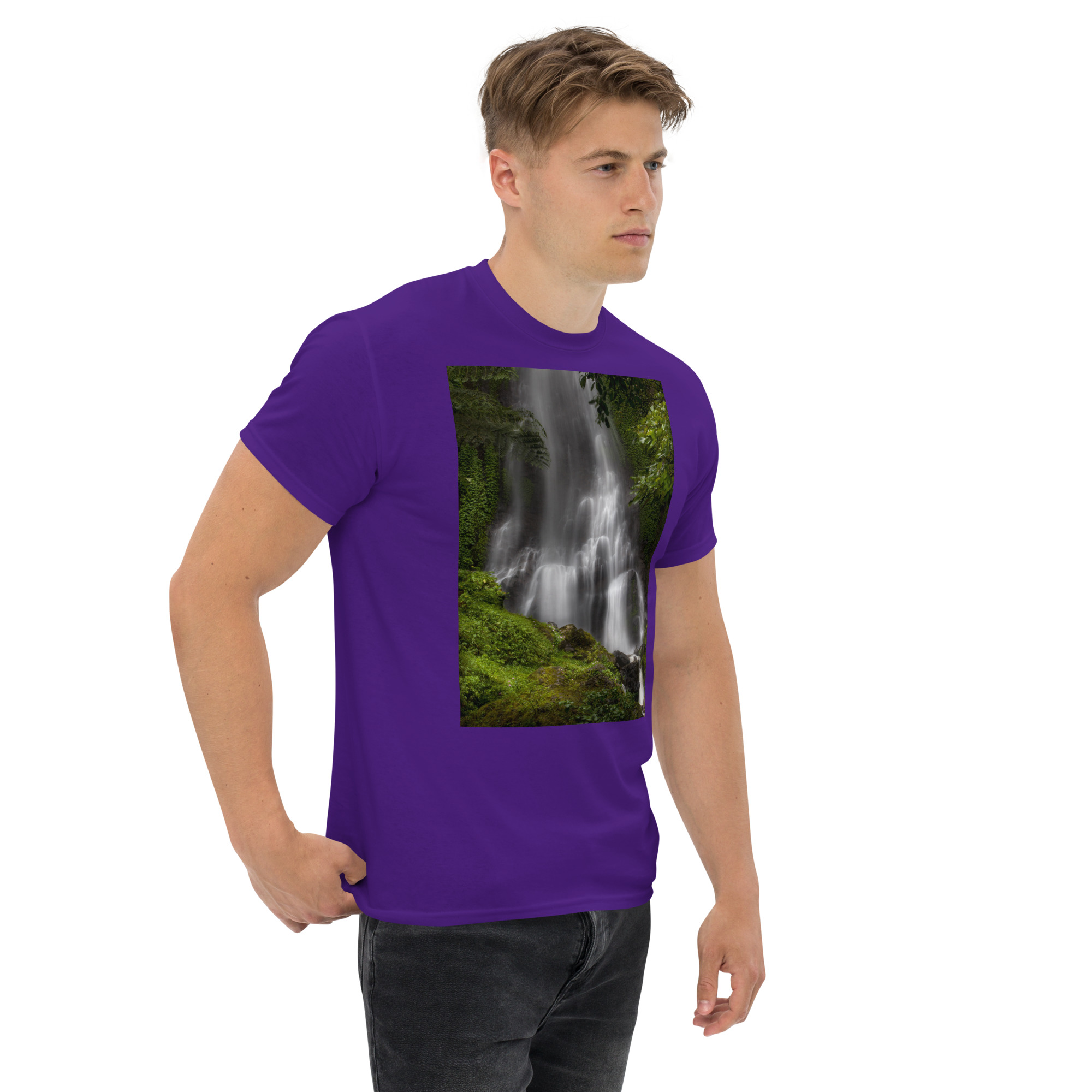 Water Fall Scenery T-Shirt Unisex classic tee 18 Water Fall Scenery T-Shirt Unisex classic tee - Image 18