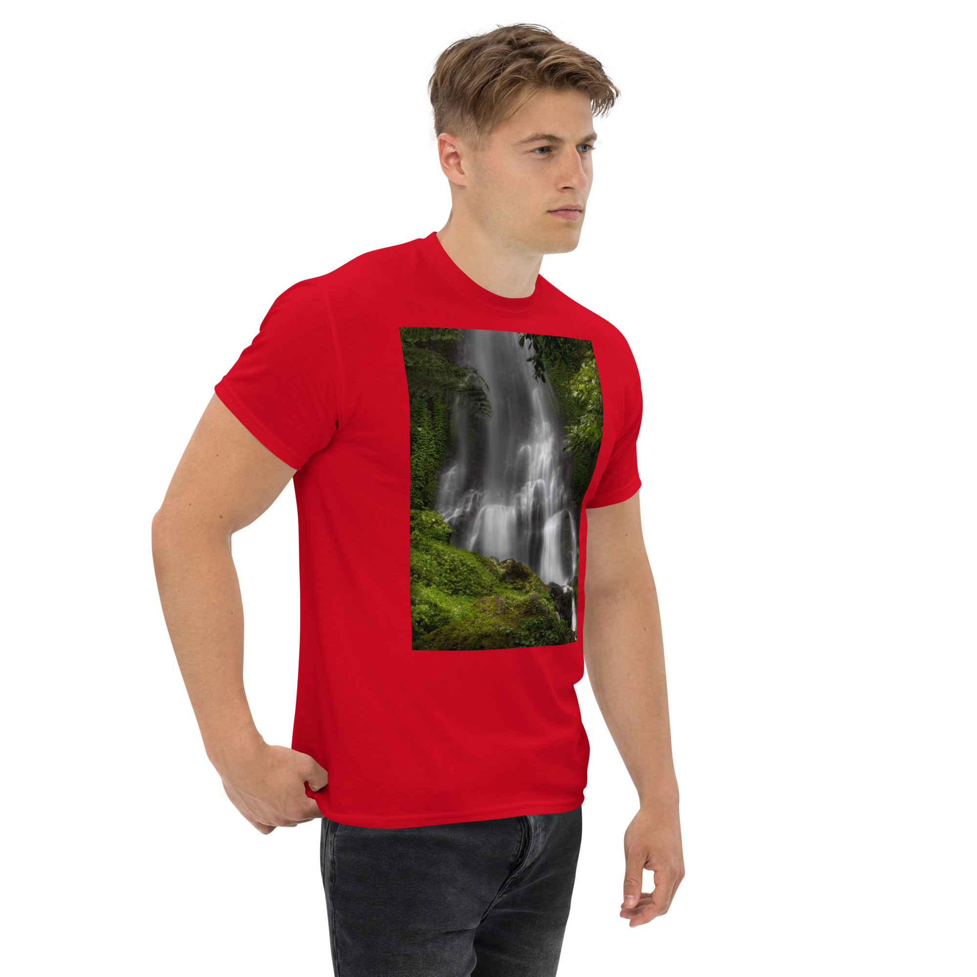 Water Fall Scenery T-Shirt Unisex classic tee 24 Water Fall Scenery T-Shirt Unisex classic tee - Image 24