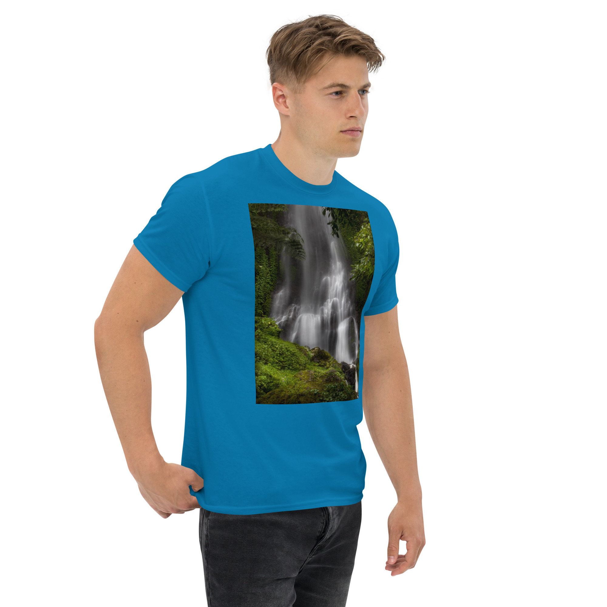 Water Fall Scenery T-Shirt Unisex classic tee 66 Water Fall Scenery T-Shirt Unisex classic tee - Image 66