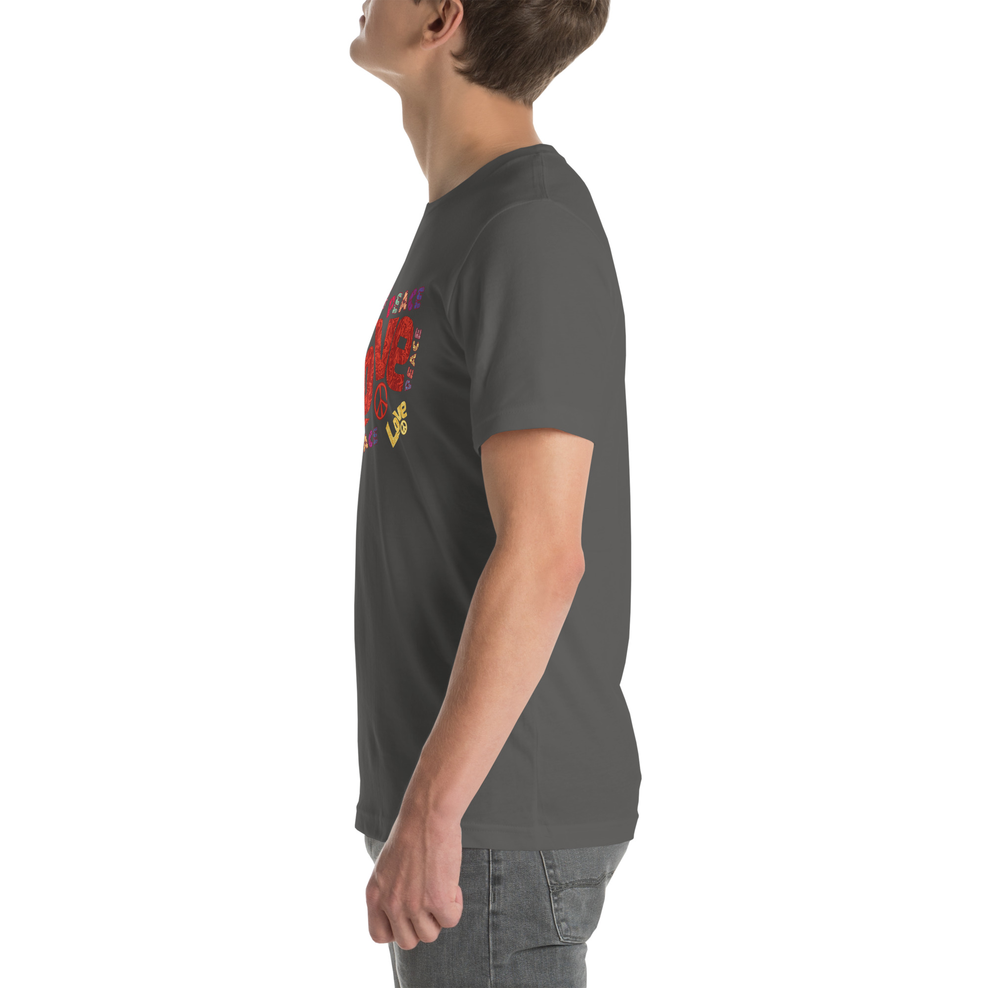Peace and Love Sign and Art Unisex t-shirt 63 Peace and Love Sign and Art  Unisex t-shirt - Image 63