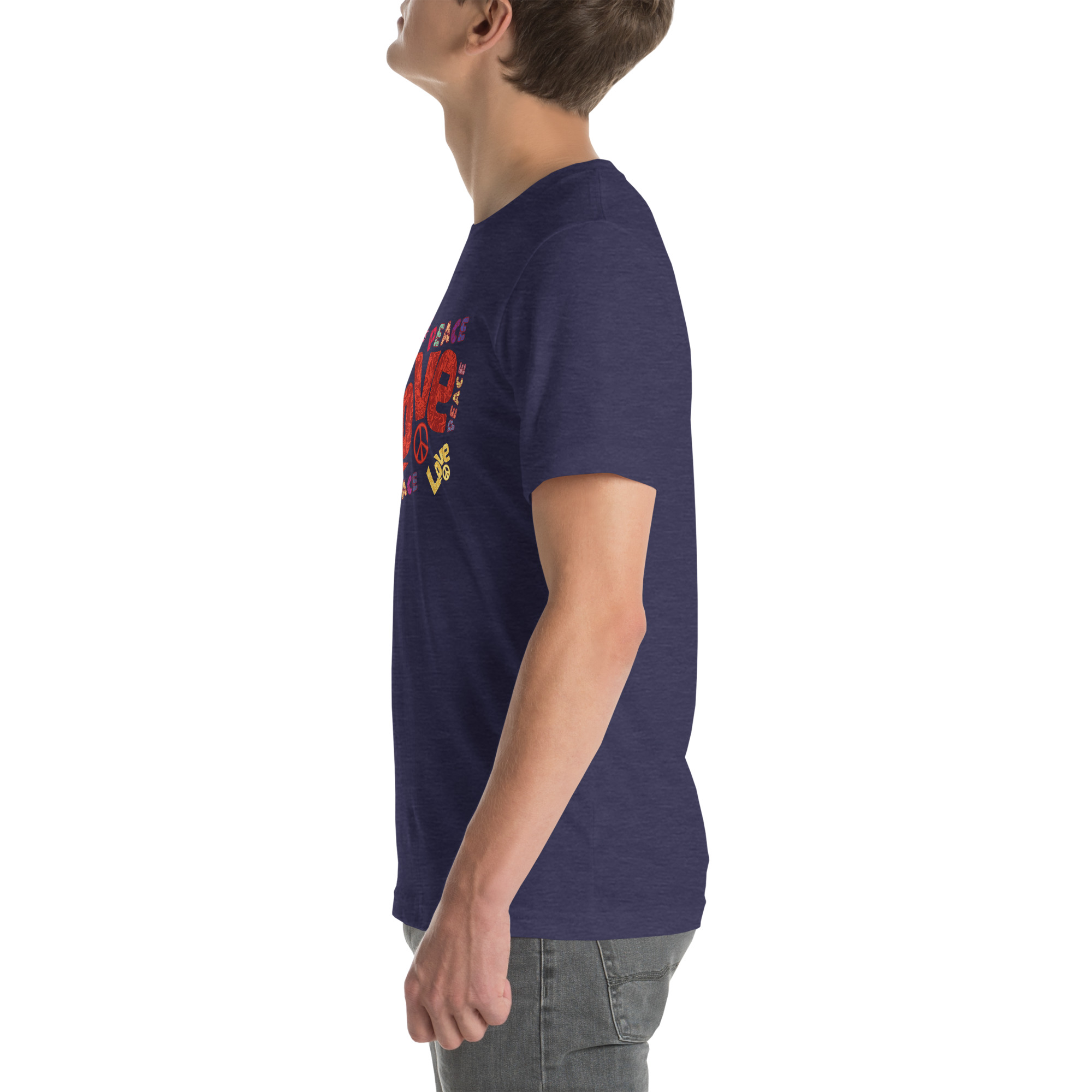 Peace and Love Sign and Art Unisex t-shirt 39 Peace and Love Sign and Art  Unisex t-shirt - Image 39