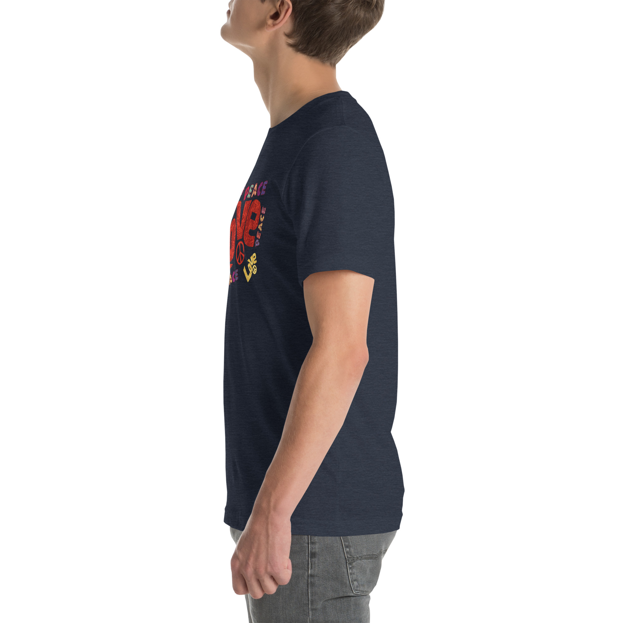 Peace and Love Sign and Art Unisex t-shirt 45 Peace and Love Sign and Art  Unisex t-shirt - Image 45