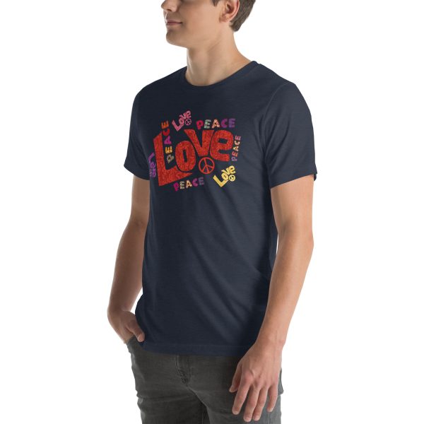 Peace and Love Sign and Art  Unisex t-shirt - Image 46