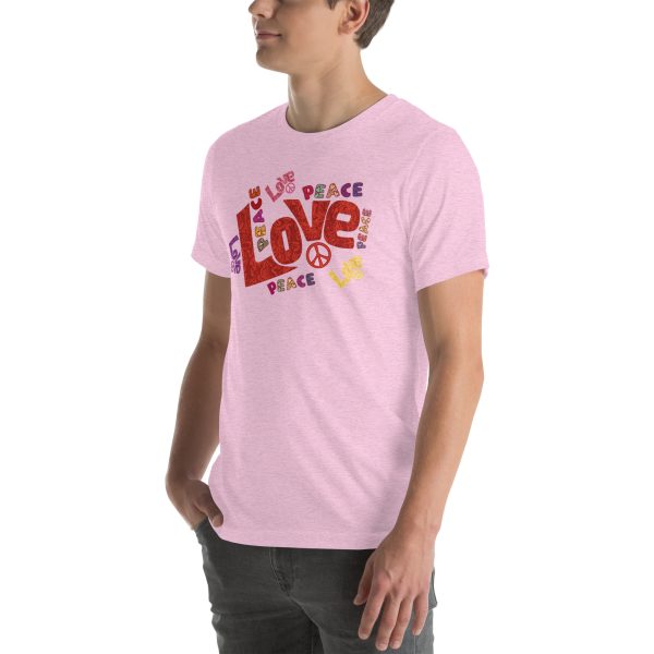 Peace and Love Sign and Art  Unisex t-shirt - Image 70