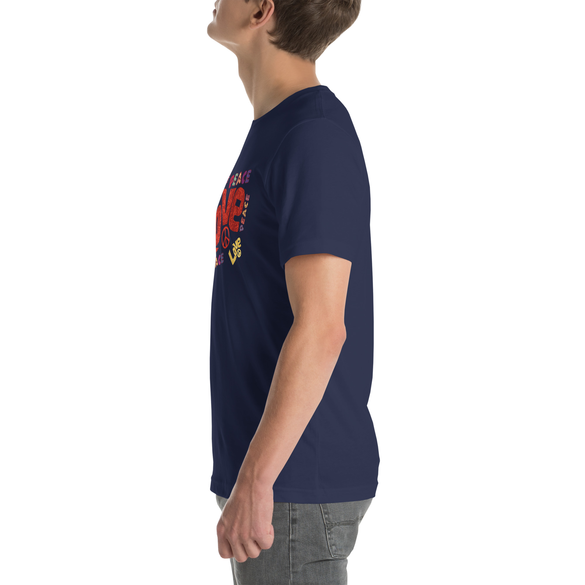 Peace and Love Sign and Art Unisex t-shirt 33 Peace and Love Sign and Art  Unisex t-shirt - Image 33