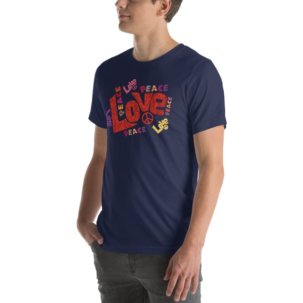 Peace and Love Sign and Art  Unisex t-shirt - Image 34