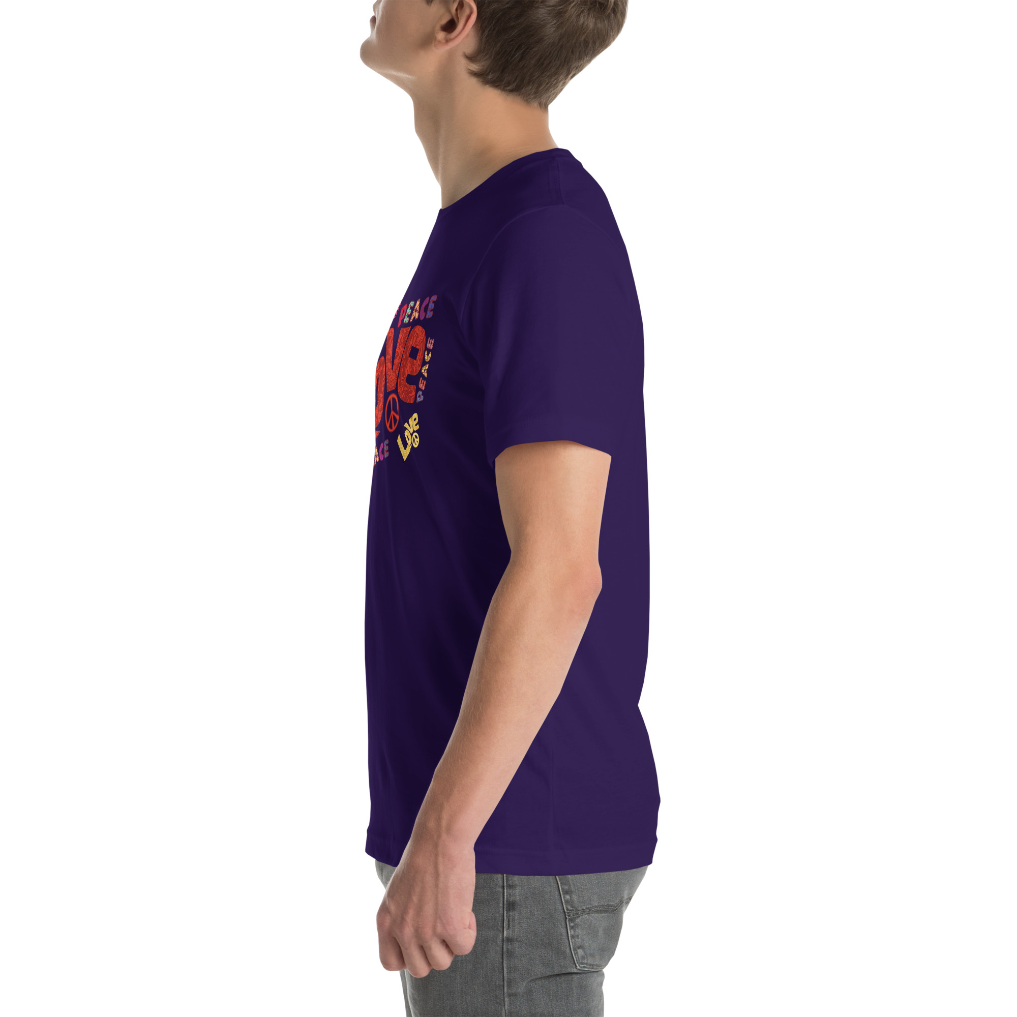 Peace and Love Sign and Art Unisex t-shirt 25 Peace and Love Sign and Art  Unisex t-shirt - Image 25