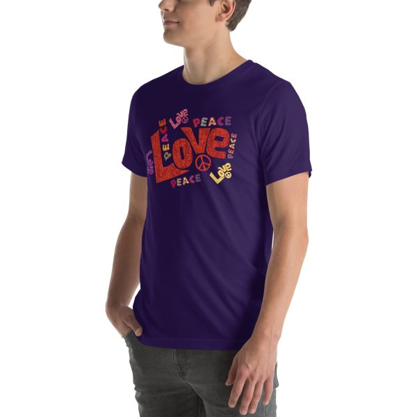 Peace and Love Sign and Art  Unisex t-shirt - Image 27
