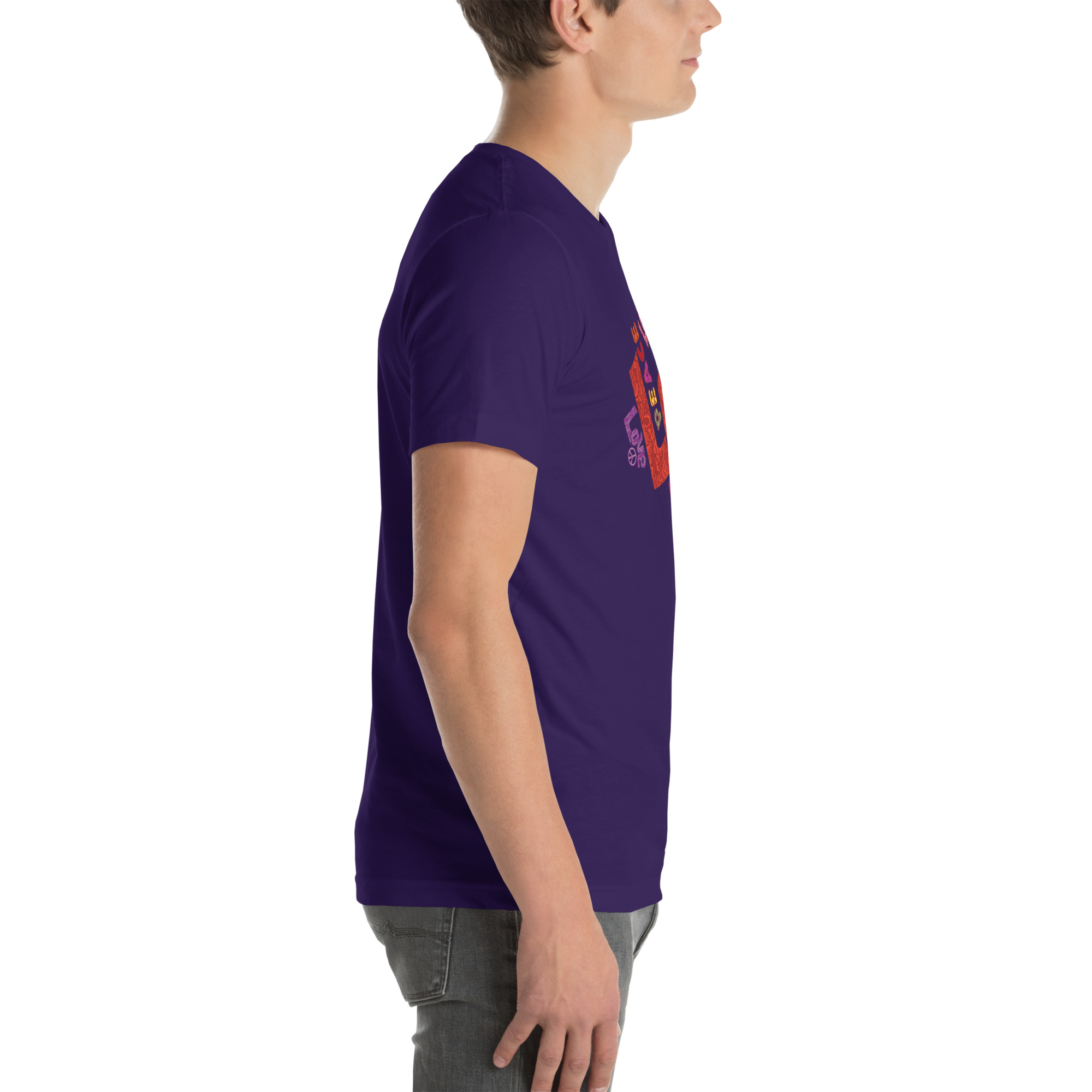 Peace and Love Sign and Art Unisex t-shirt 26 Peace and Love Sign and Art  Unisex t-shirt - Image 26
