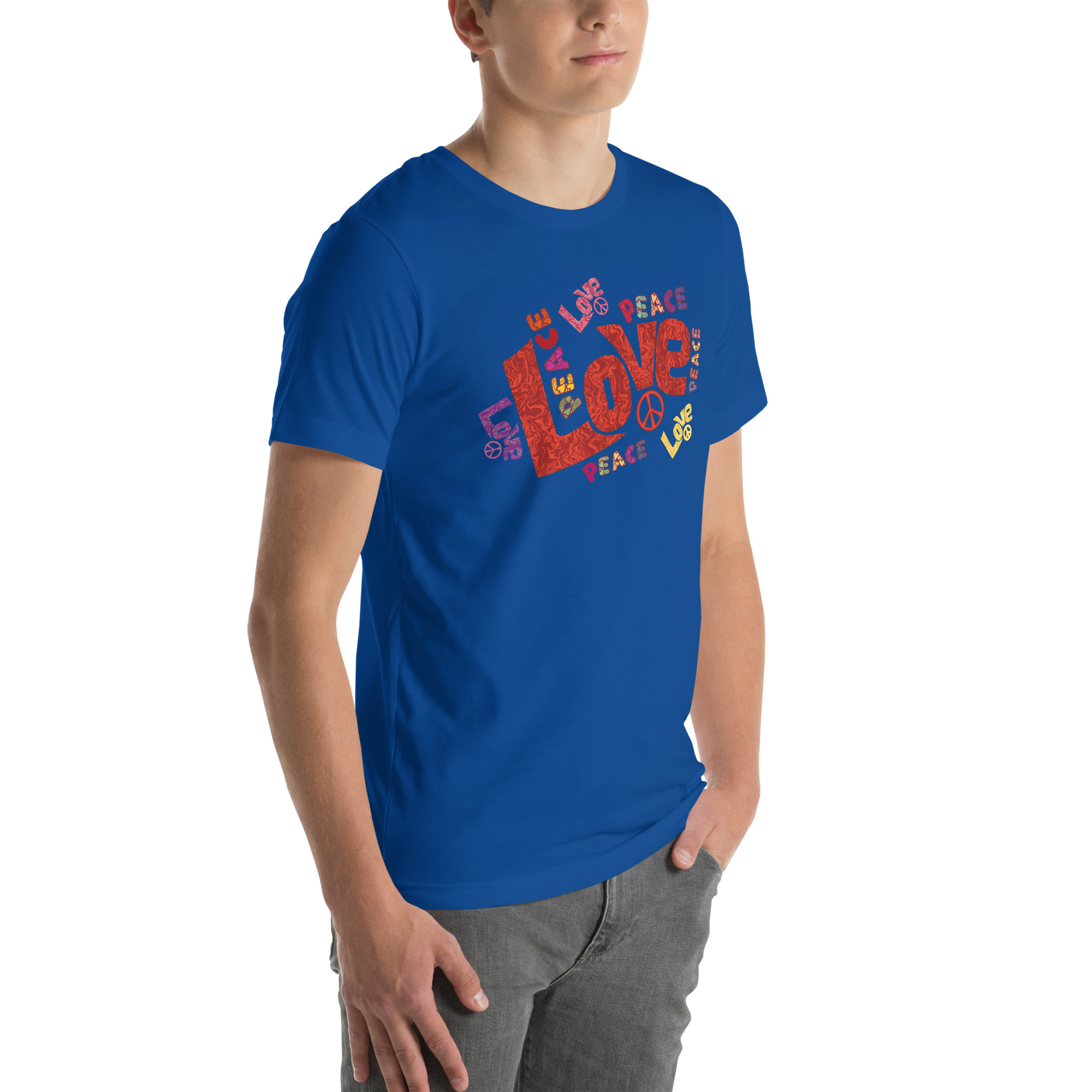 Peace and Love Sign and Art Unisex t-shirt 54 Peace and Love Sign and Art  Unisex t-shirt - Image 54