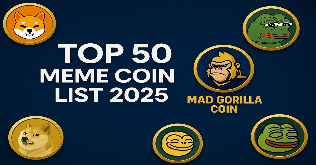 Top 50 Meme Coin List (2025 Edition): Ratings, Risks & Long-Term Potential